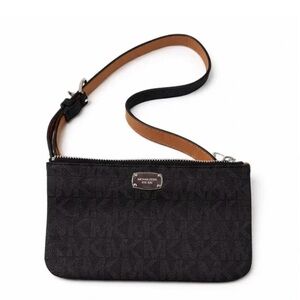Michael Kors Black and Tan Belt Bag